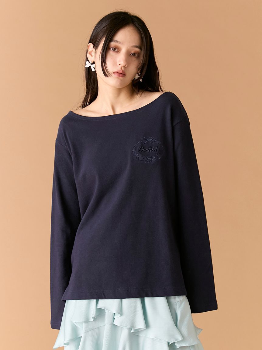 LILY BROWN「フラワーネームトップス」|Tシャツ・カットソー|