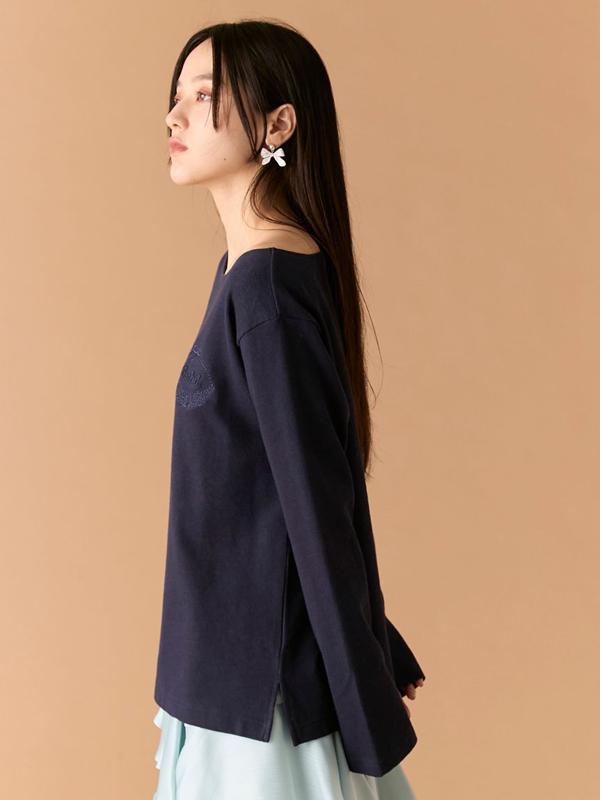 LILY BROWN「フラワーネームトップス」|Tシャツ・カットソー|