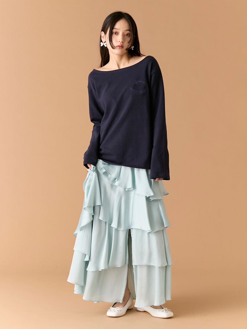 LILY BROWN「フラワーネームトップス」|Tシャツ・カットソー|