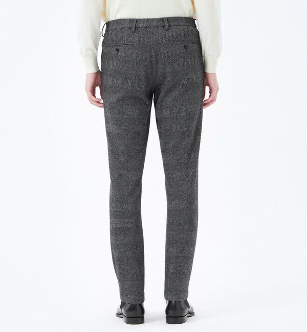 MACKINTOSH PHILOSOPHY「テーラードジャージー パンツ グレンチェック/千鳥」|スラックス|