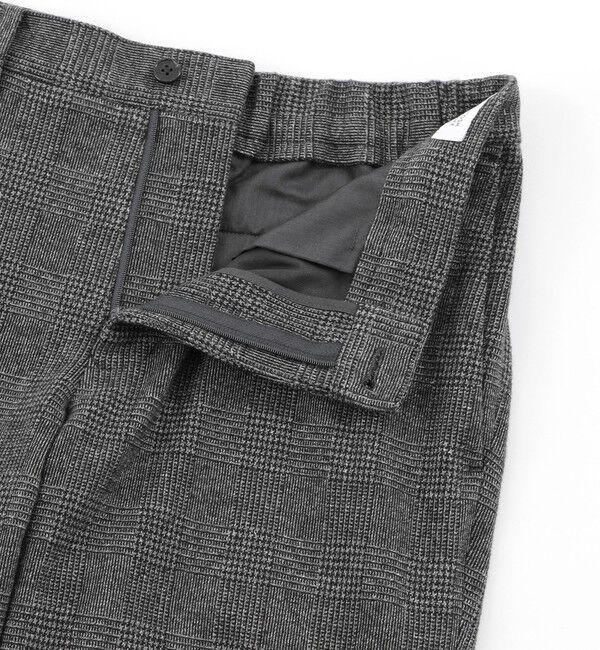 MACKINTOSH PHILOSOPHY「テーラードジャージー パンツ グレンチェック/千鳥」|スラックス|