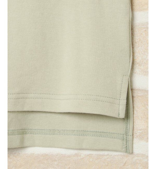 ikka kids「パールビジューロゴ前後差T」|Tシャツ・カットソー|