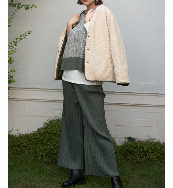 ikka「2WAYボアキルトブルゾン」|ブルゾン・スタジャン|