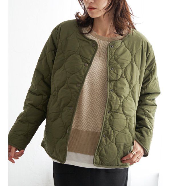 ikka「2WAYボアキルトブルゾン」|ブルゾン・スタジャン|