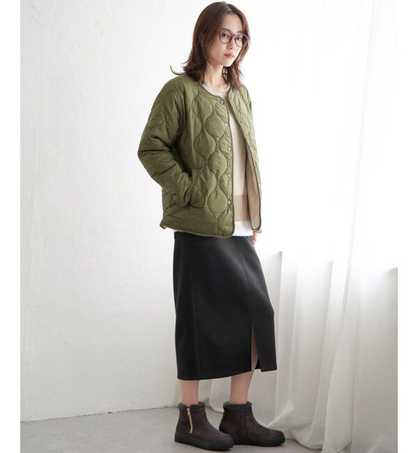 ikka「2WAYボアキルトブルゾン」|ブルゾン・スタジャン|