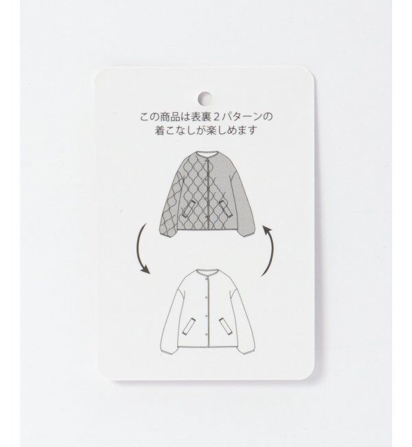 ikka「2WAYボアキルトブルゾン」|ブルゾン・スタジャン|