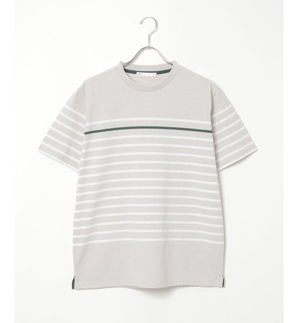 ikka「ボルテックスDRYボーダーTシャツ」|Tシャツ・カットソー|