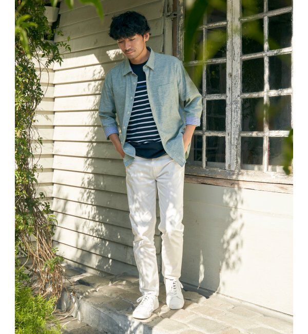 ikka「ボルテックスDRYボーダーTシャツ」|Tシャツ・カットソー|