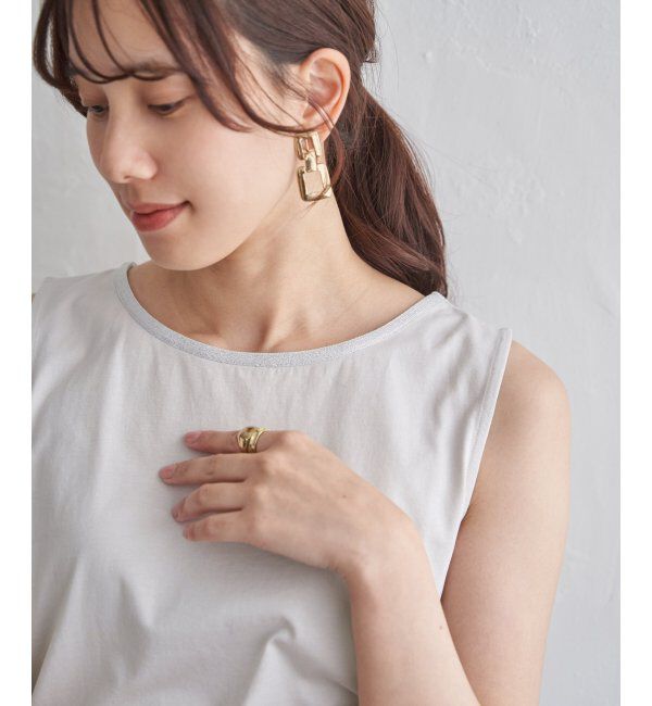 ikka「コットンUSAアビガイルタンクトップ」|タンクトップ|