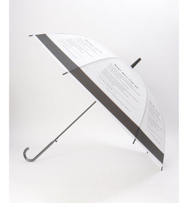 Lbc with Life「ジオメタリックビニール傘」|傘|ブラック