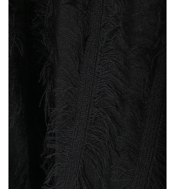 Lbc with Life「フリンジシアーサイドリボンベスト」|ニット・セーター|