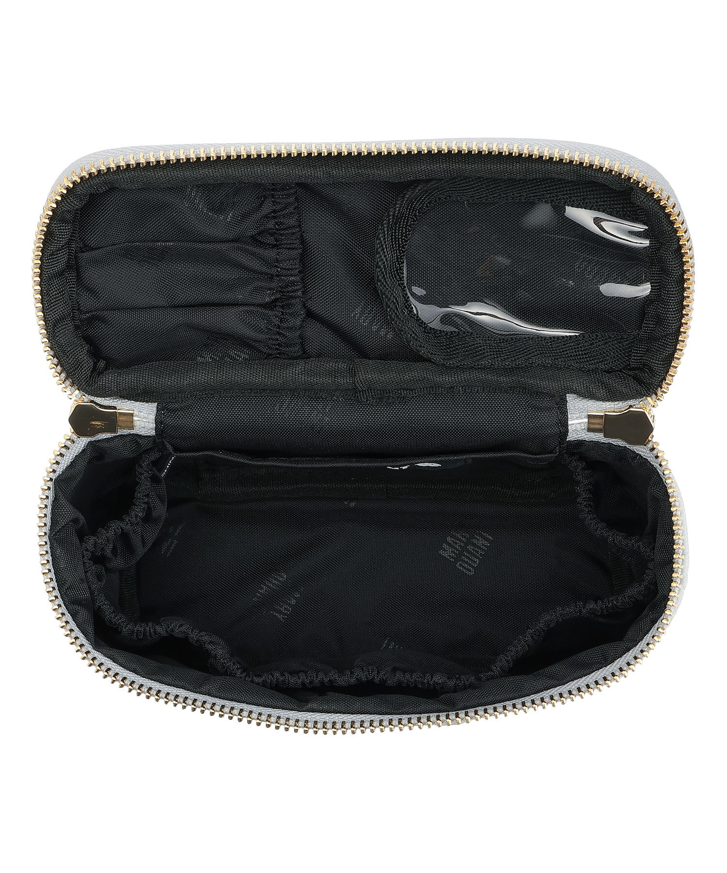 MARY QUANT「シンプルエンボスデイジーバニティ」|ポーチ|