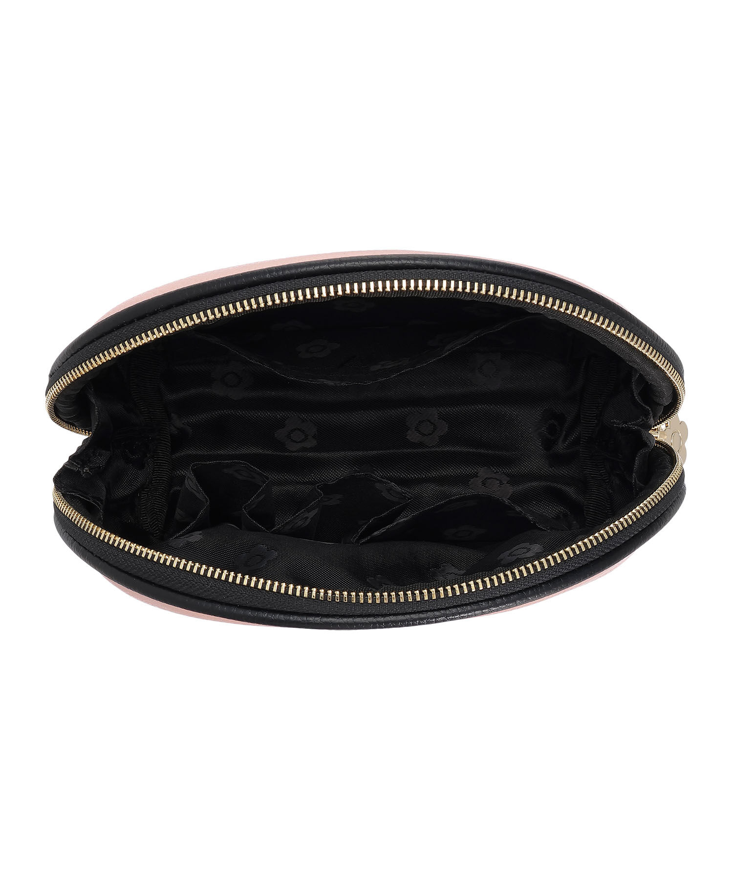 MARY QUANT「センターロゴデイジー ラウンドポーチL」|ポーチ|