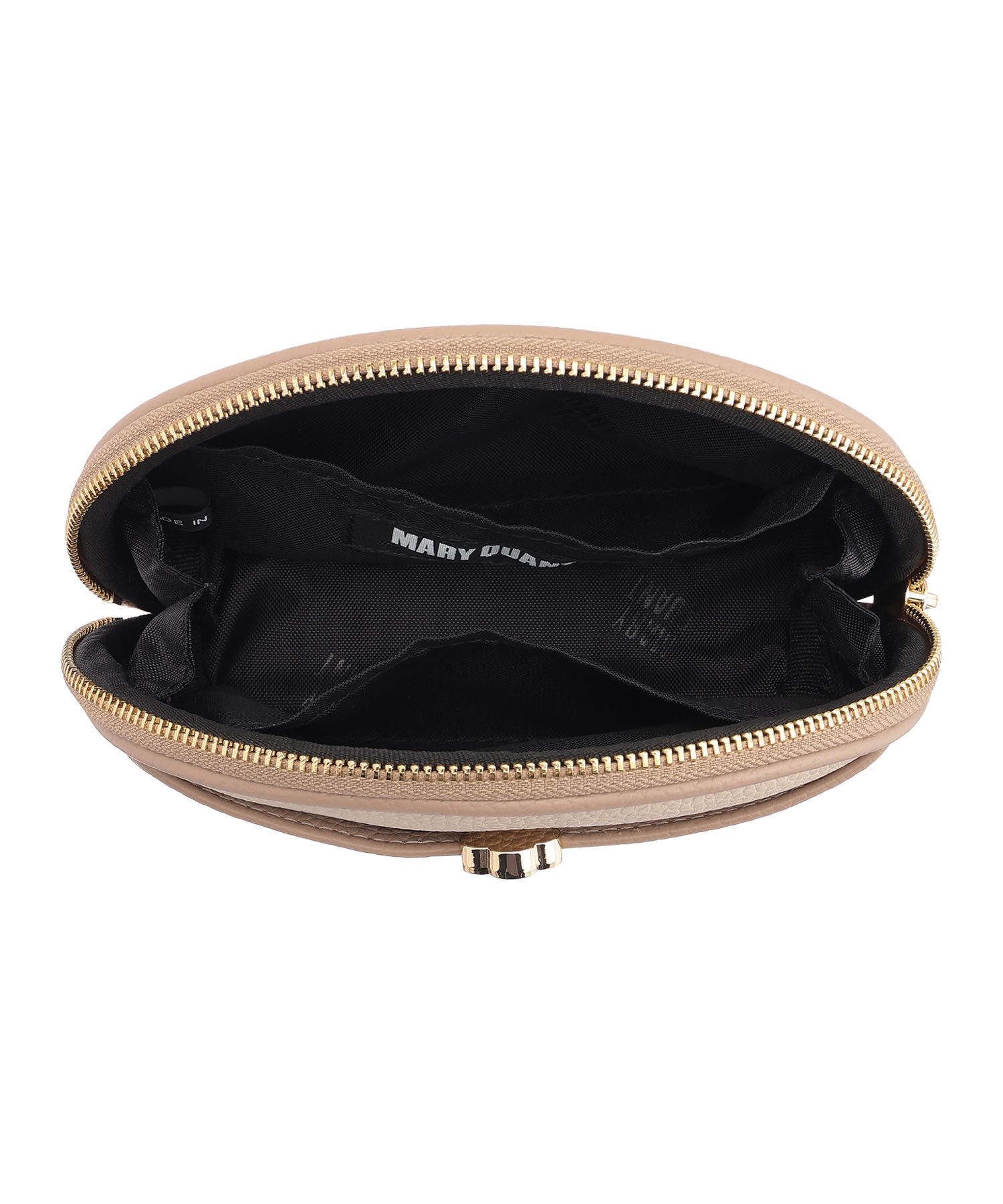 MARY QUANT「バイカラーエポデイジー ラウンドポーチ」|ポーチ|