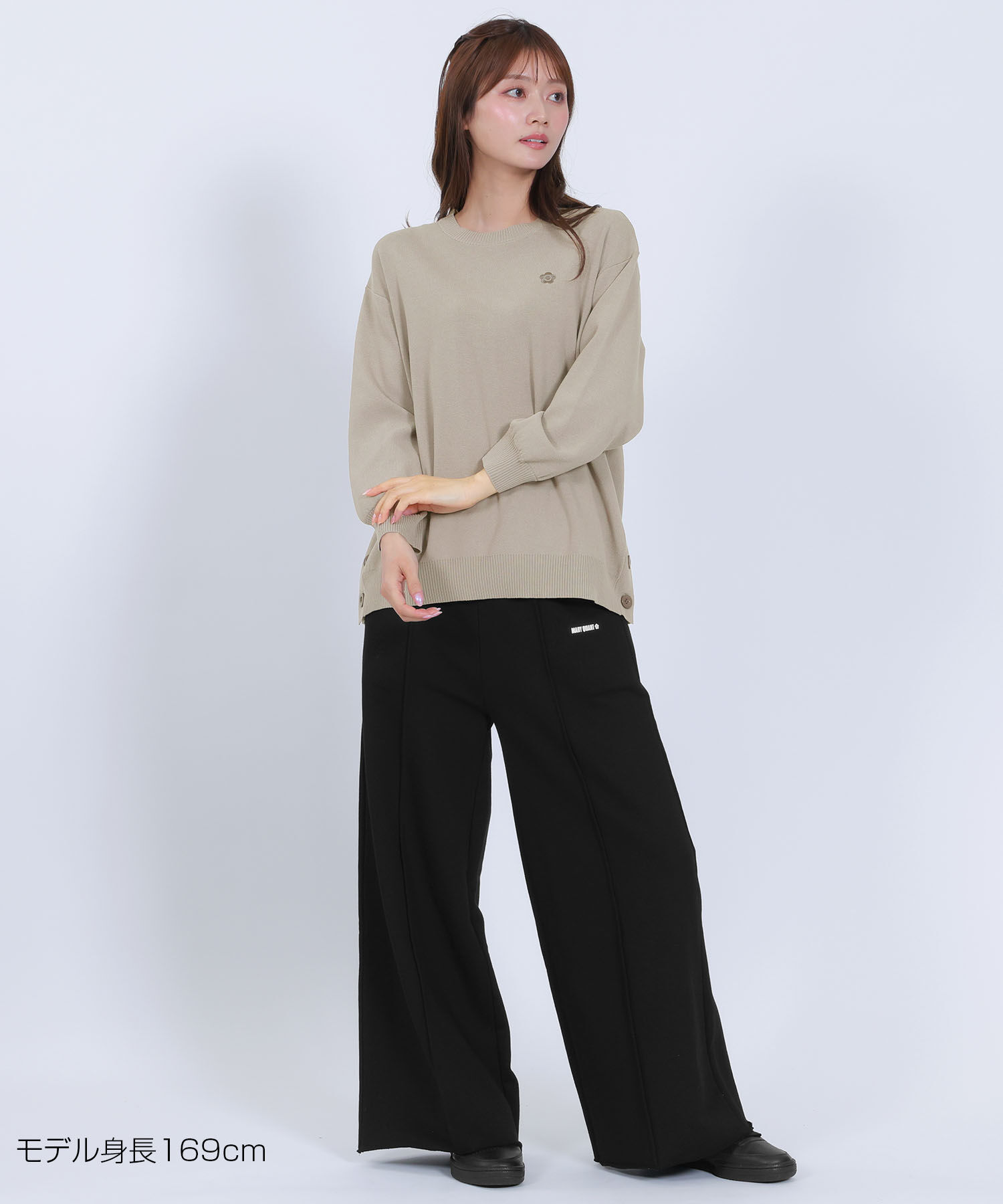 MARY QUANT「サイドボタンニット プルオーバー」|プルオーバー|