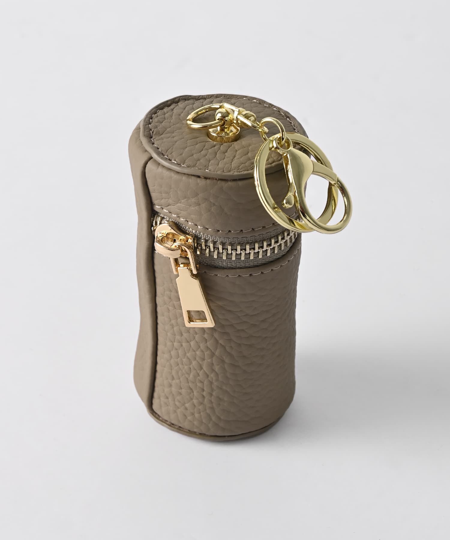 STYLE DELI「【DELI by】ラウンドシェイプ・リアルレザーリップホルダー」|ポーチ|