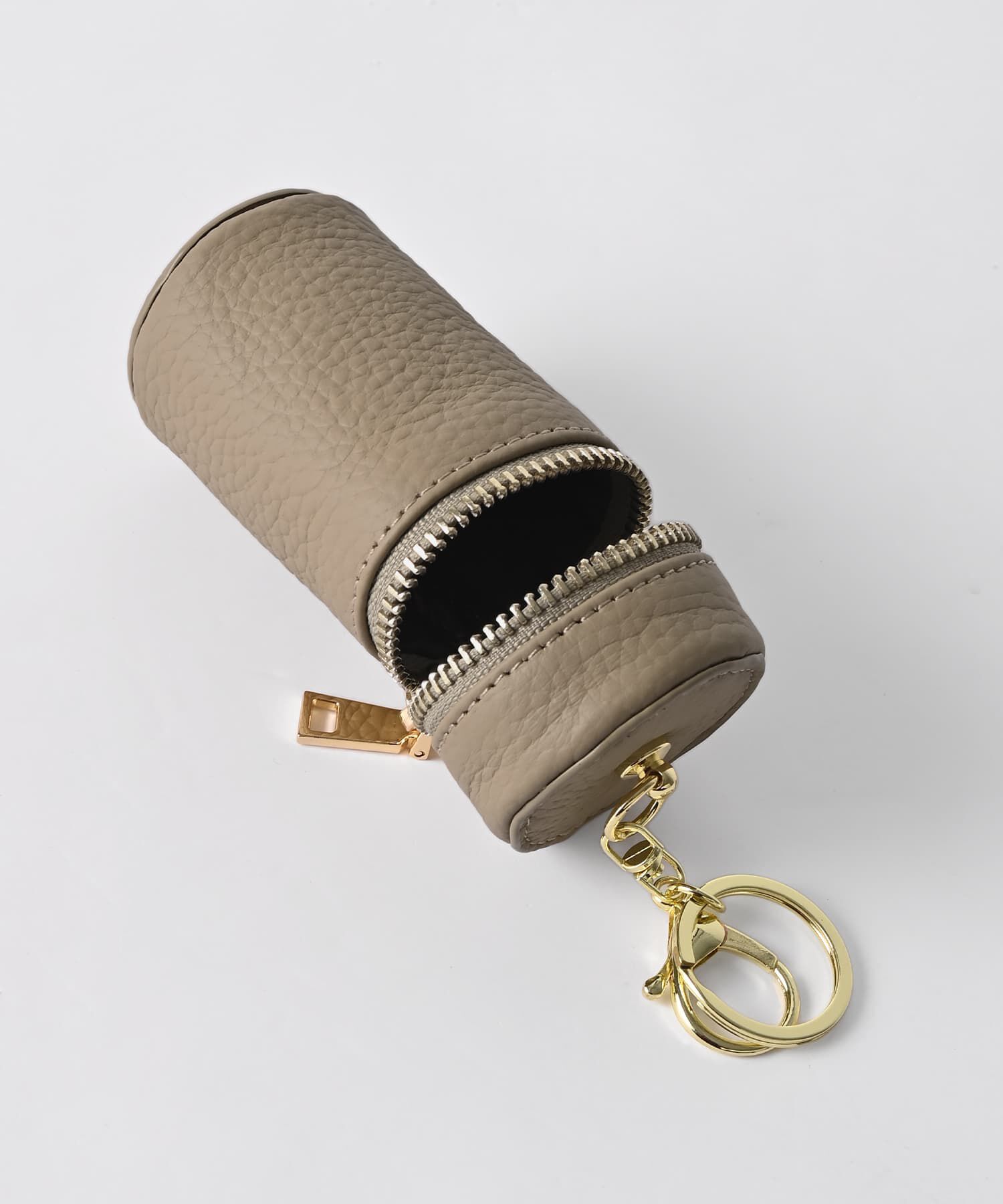 STYLE DELI「【DELI by】ラウンドシェイプ・リアルレザーリップホルダー」|ポーチ|