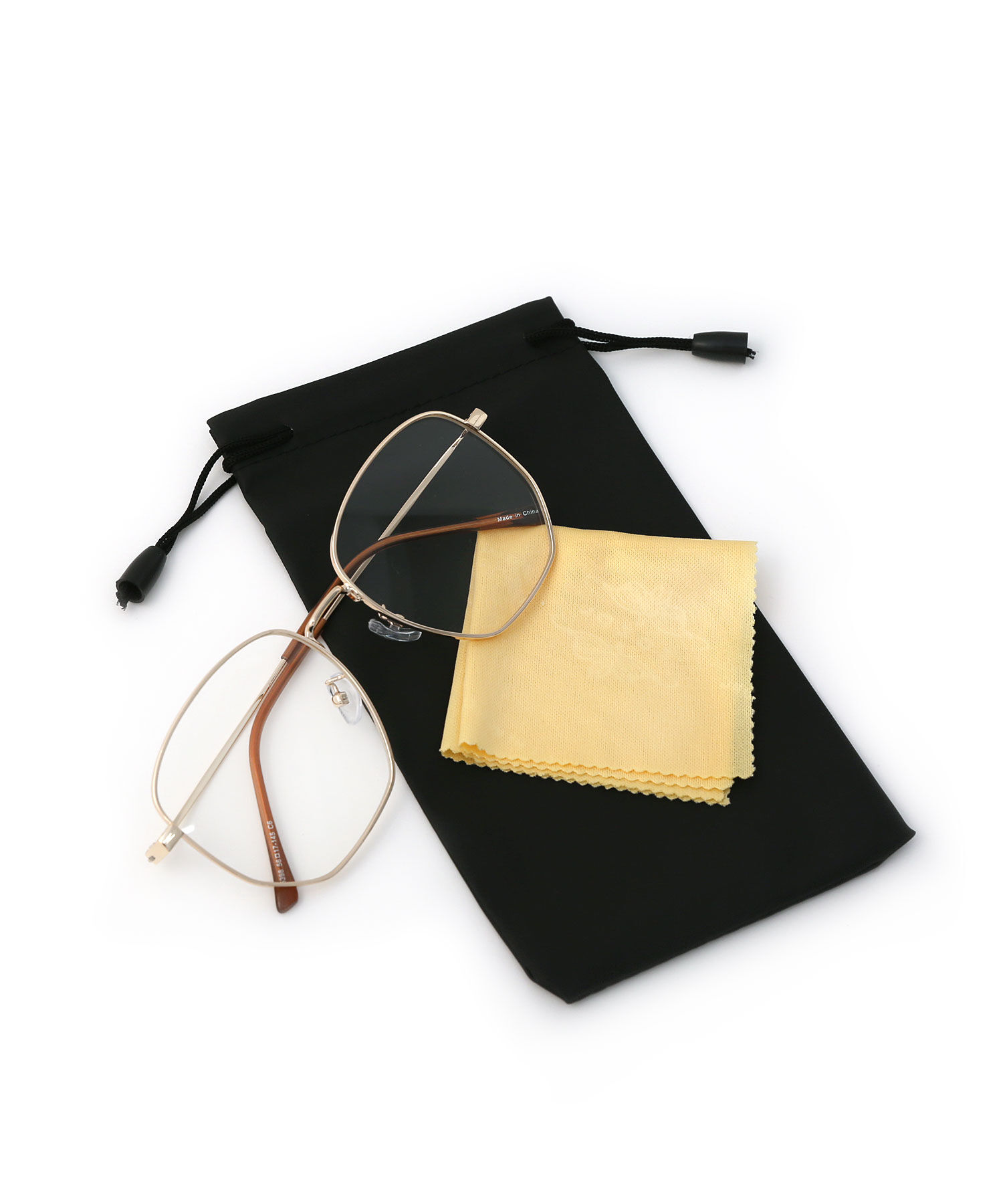 colleca la「メタルフレーム 大きめレンズめがね/伊達メガネ」|メガネ|