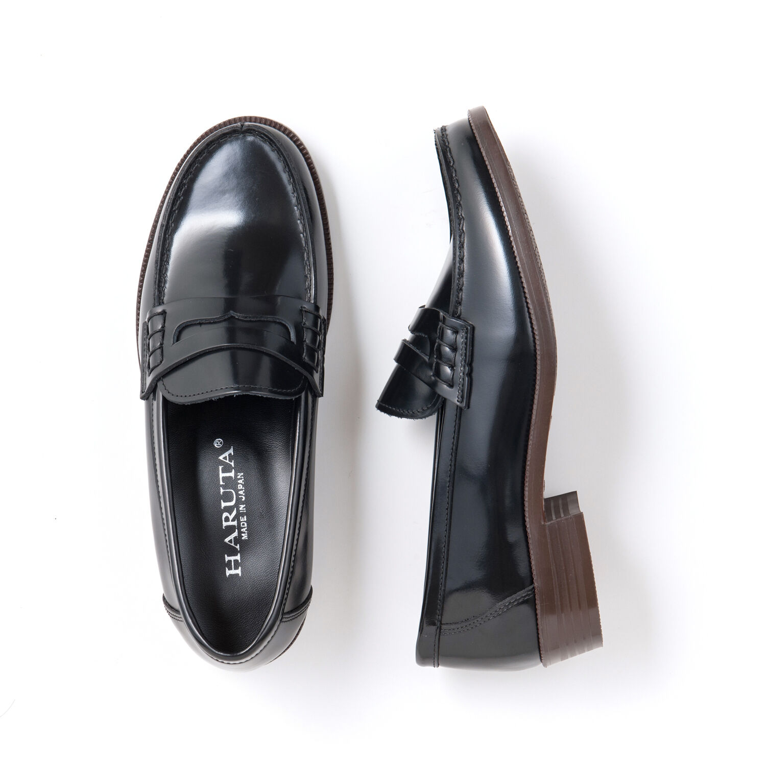 HARUTA「レザーカジュアルコインローファー #230」|ローファー|