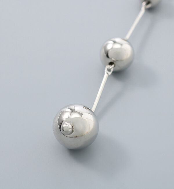 Phoebe+「【sfy】metal ballイヤリング　イエローベージュ」|イヤリング|