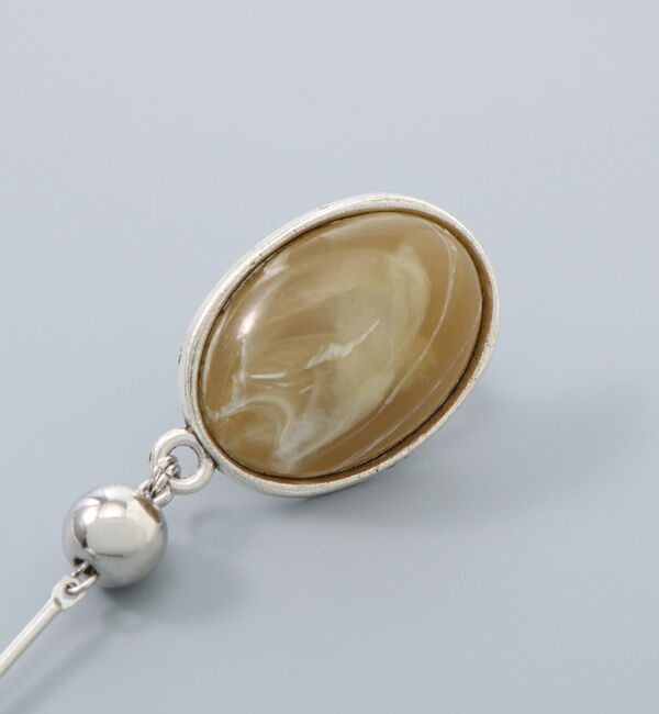 Phoebe+「【sfy】metal ballイヤリング　イエローベージュ」|イヤリング|