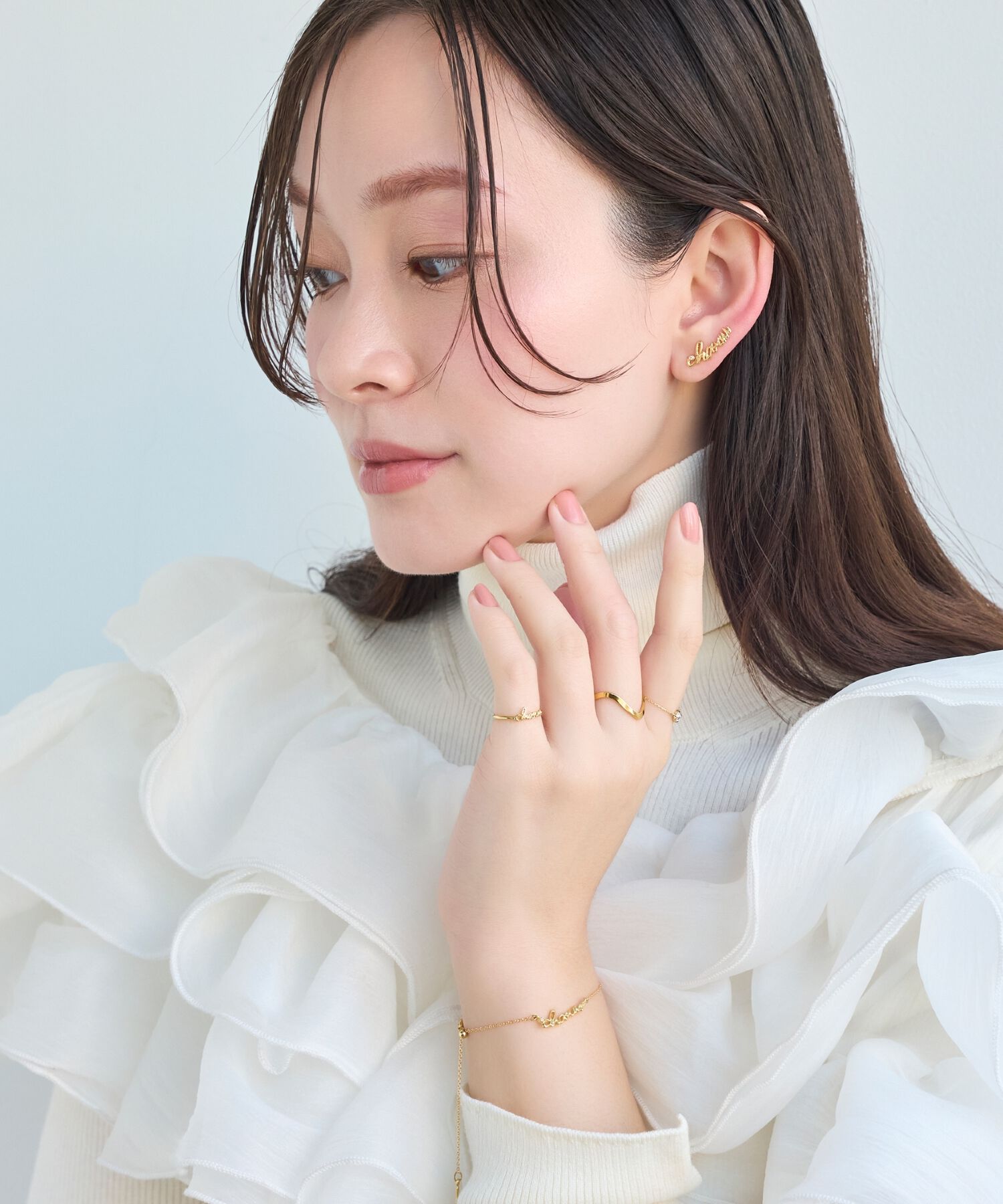 Phoebe「ラッキーレターブレスレット(チャーム)」|ブレスレット・バングル|