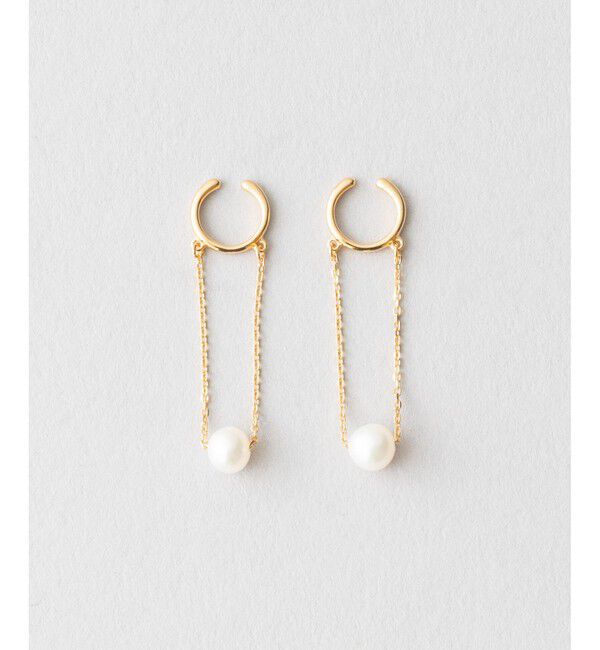 Jouete「[ダブルフェイス]イヤリング パール」|イヤリング|イエローゴールド