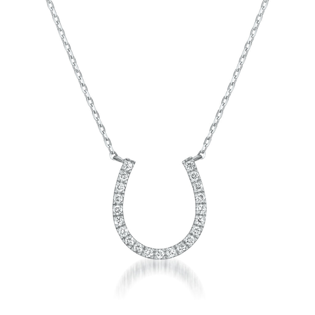 STAR JEWELRY「DIAMOND HORSESHOE NECKLACE」|ネックレス|プラチナ