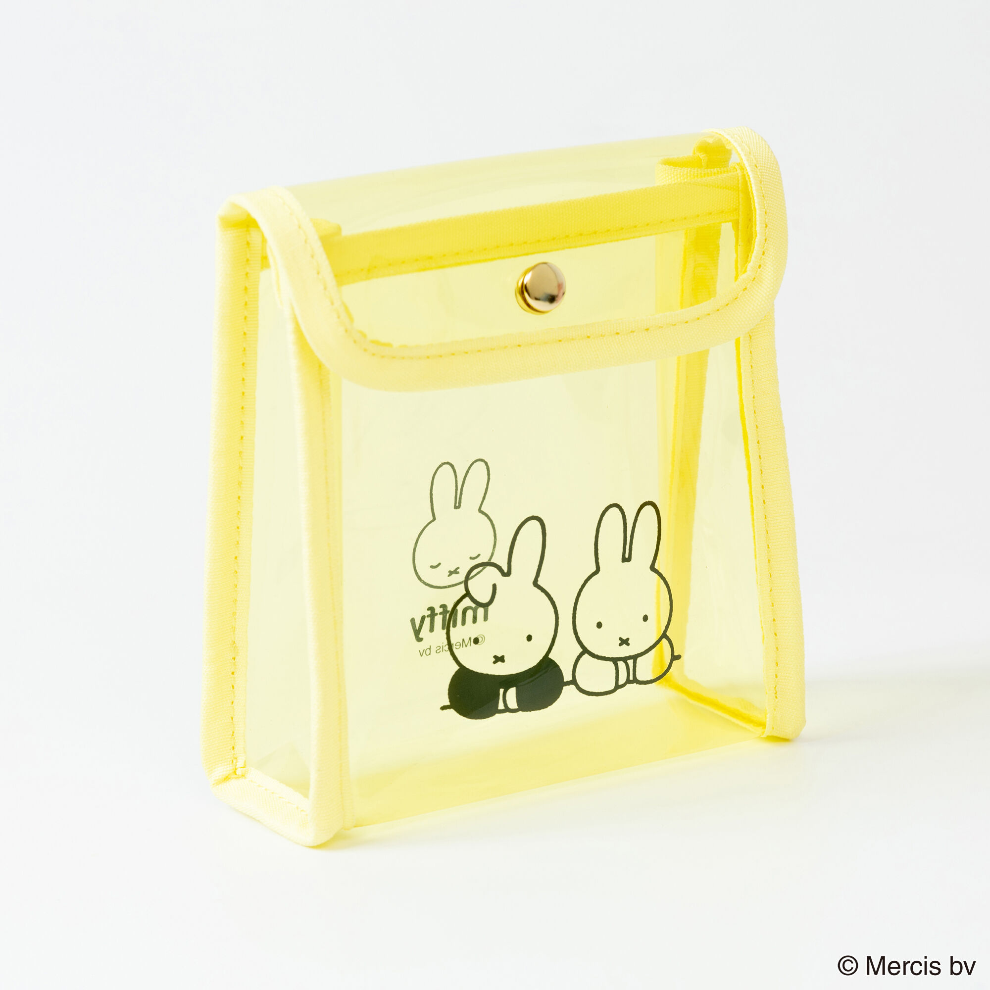  「BRUNA SEE-THROUGHマチ付きポーチ」|ポーチ|YEL