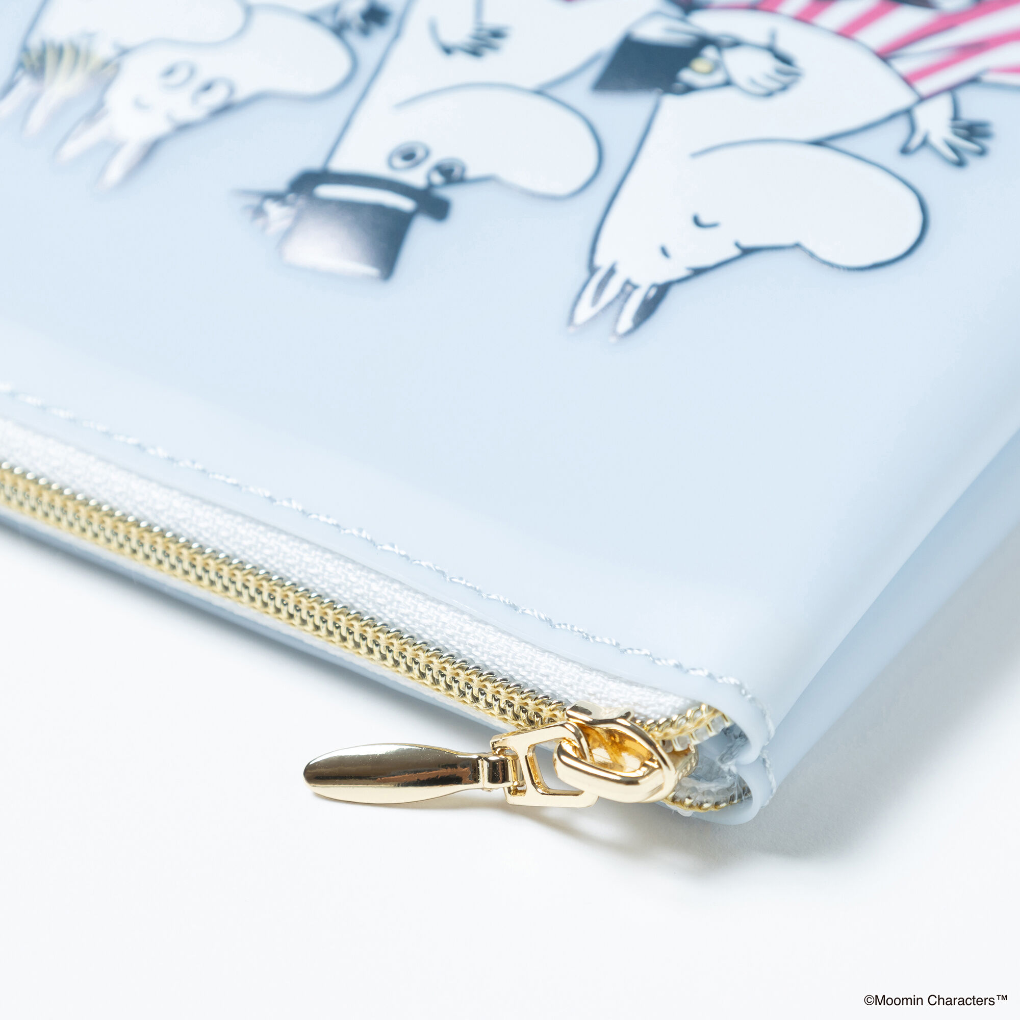  「MOOMIN COMIC MAT PVC ミニフラットポーチ」|ポーチ|