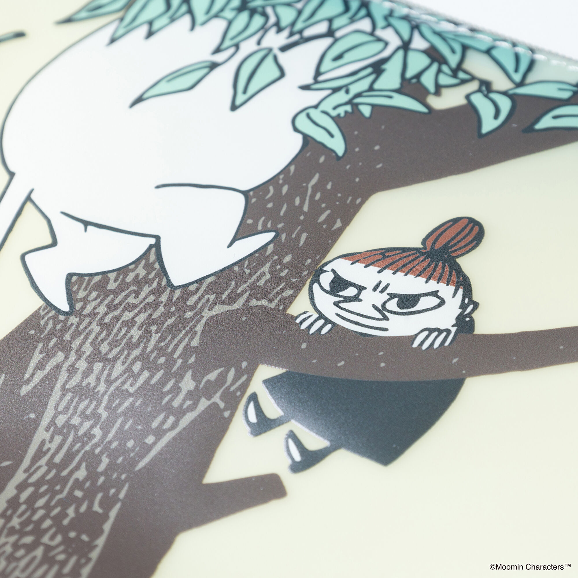  「MOOMIN COMIC MAT PVC フラットポーチ」|ポーチ|