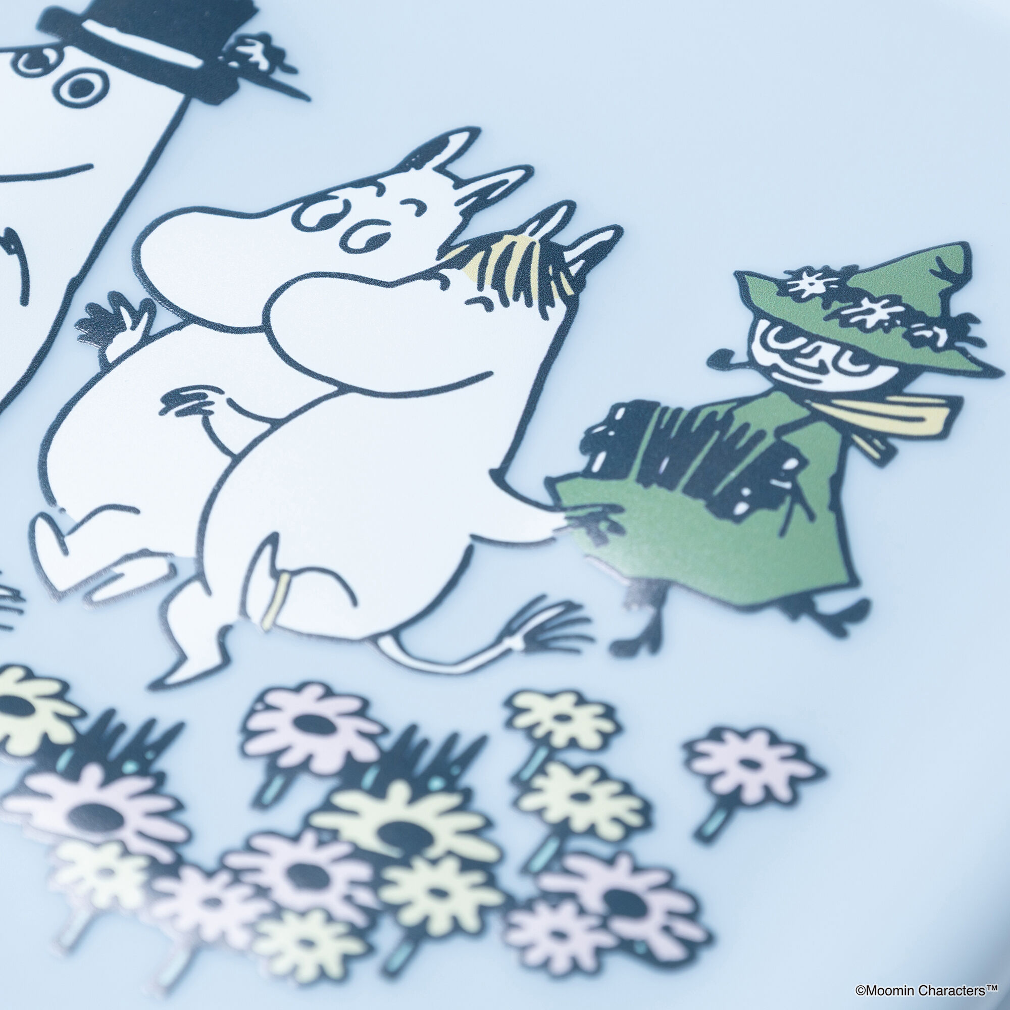  「MOOMIN COMIC MAT PVC フラットポーチ」|ポーチ|
