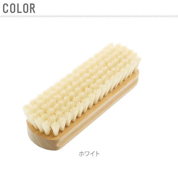 BACKYARD FAMILY「コロンブス ブラシ豚毛 コロンブス ブラシ COLUMBUS 通販 靴磨き ブラシ ツヤ出し用」|シューケア|ホワイト1
