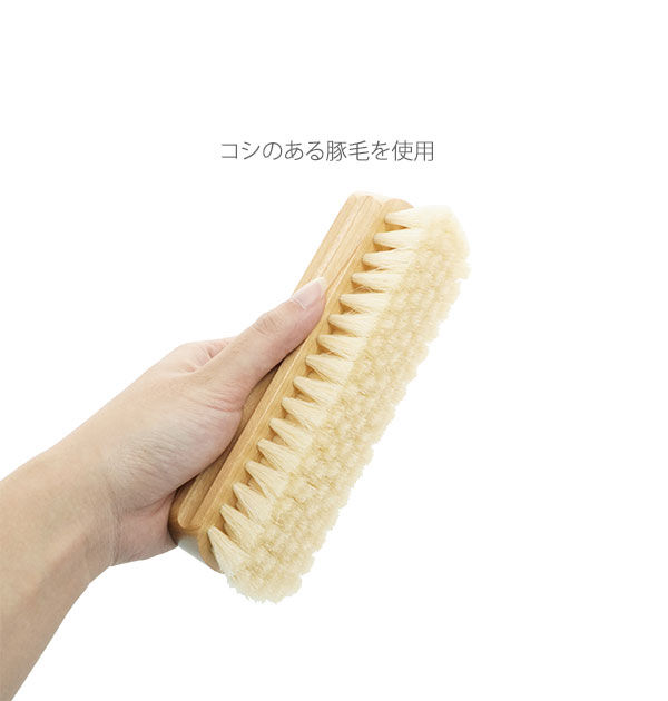 BACKYARD FAMILY「コロンブス ブラシ豚毛 コロンブス ブラシ COLUMBUS 通販 靴磨き ブラシ ツヤ出し用」|シューケア|
