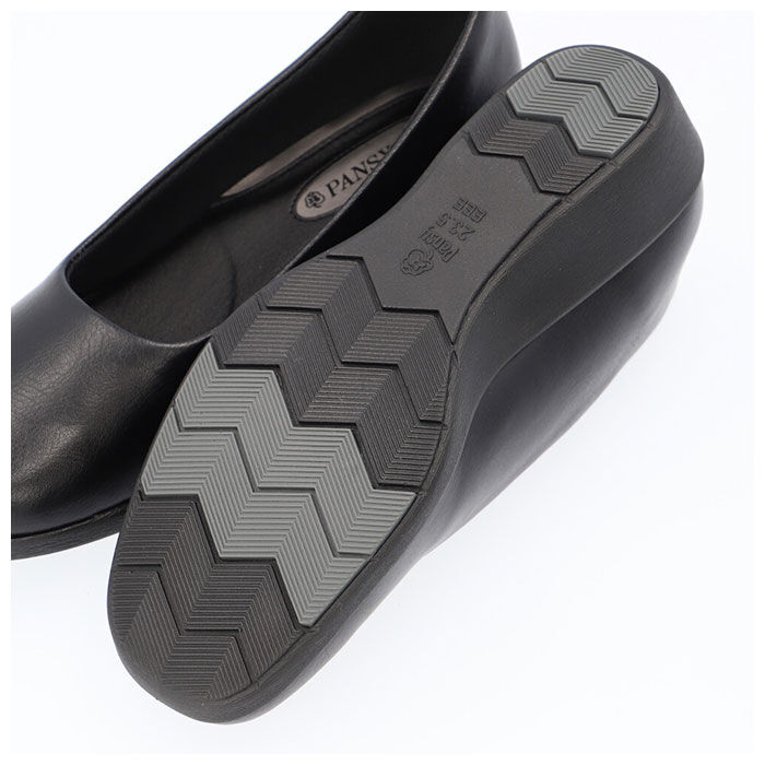 BACKYARD FAMILY「ローヒール パンプス 黒 通販 ストレッチ フォーマル ヒール? フィット 歩きやすい 快適 3E」|パンプス|