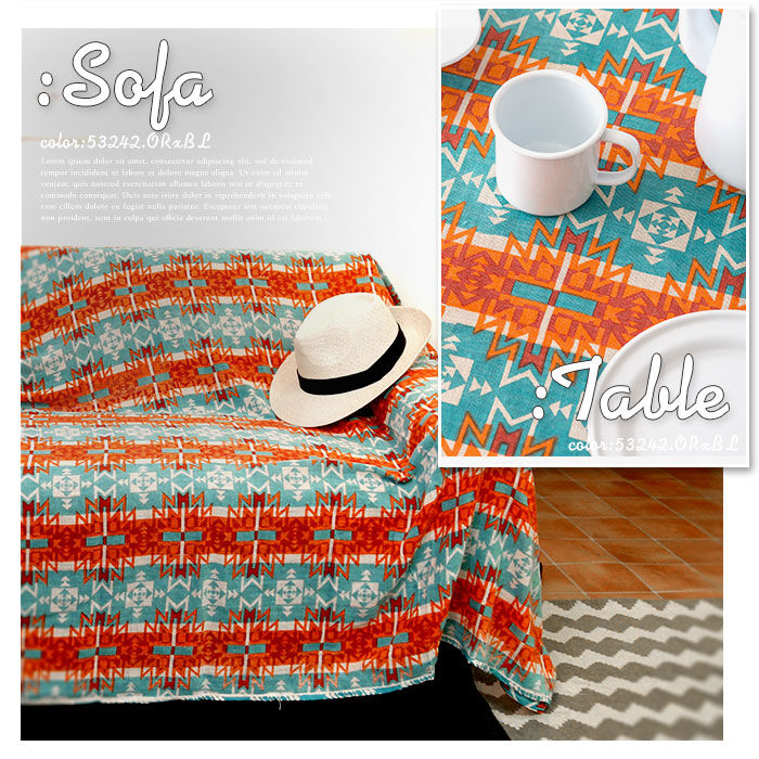 BACKYARD FAMILY「マルチカバー おしゃれ 通販 ソファー ベッド 長方形 225 x 150 cm コットン こたつ」|その他|