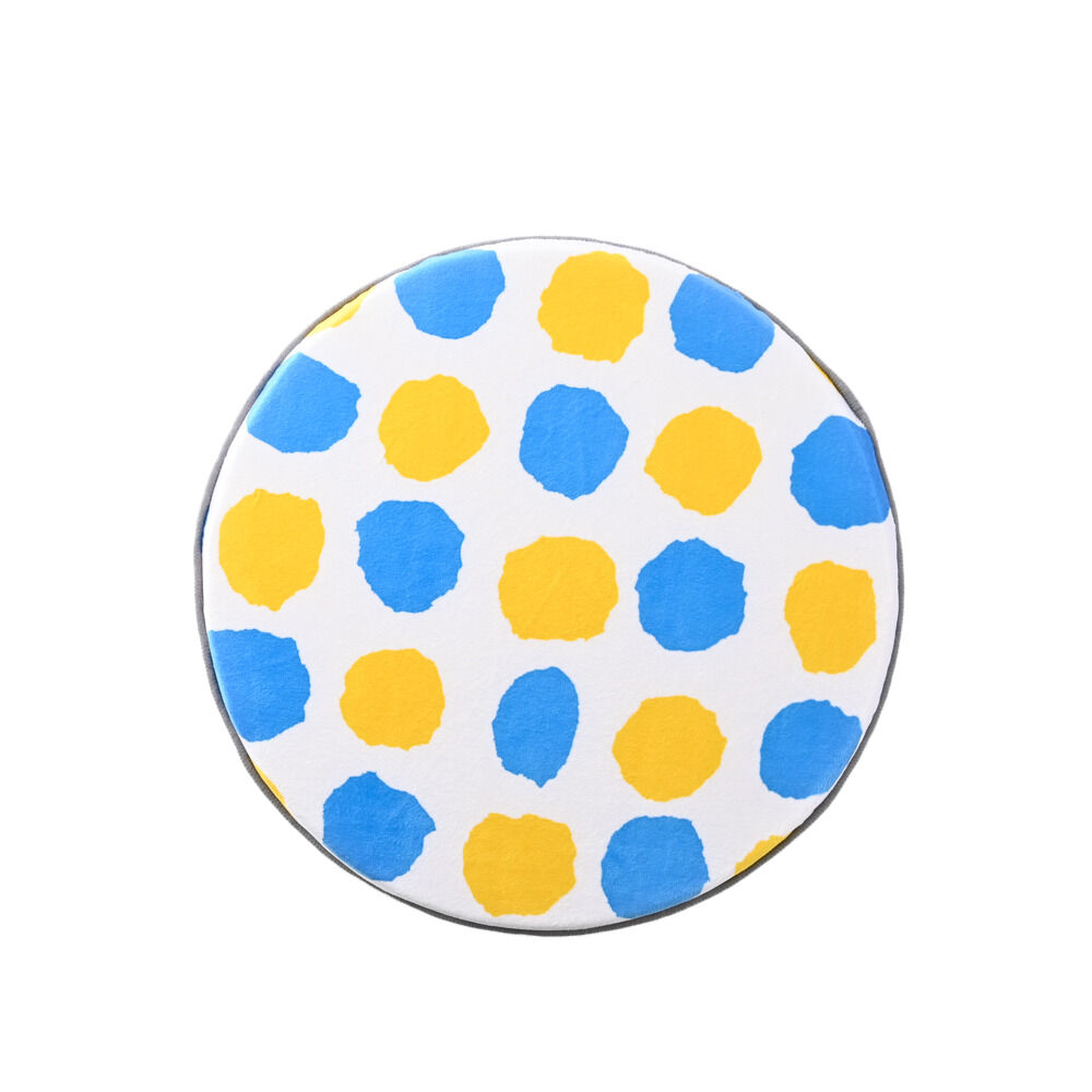 BACKYARD FAMILY「座面クッション 丸型 通販 かわいい おしゃれ チェアパッド 丸 シートクッション 円形」|その他|ホワイト1