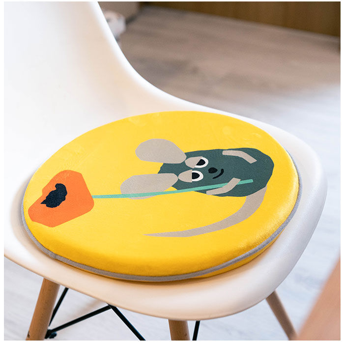 BACKYARD FAMILY「座面クッション 丸型 通販 かわいい おしゃれ チェアパッド 丸 シートクッション 円形」|その他|