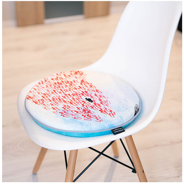 BACKYARD FAMILY「座面クッション 丸型 通販 かわいい おしゃれ チェアパッド 丸 シートクッション 円形」|その他|