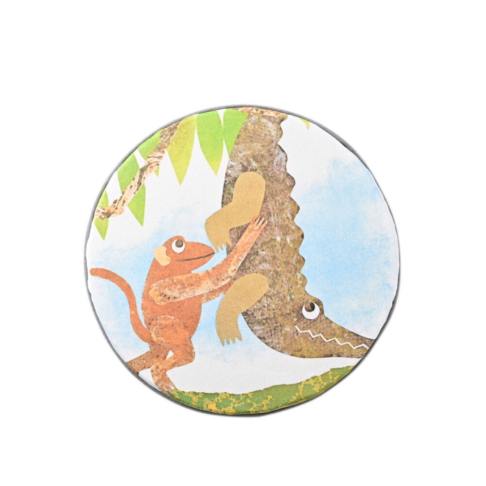 BACKYARD FAMILY「座面クッション 丸型 通販 かわいい おしゃれ チェアパッド 丸 シートクッション 円形」|その他|グリーン1