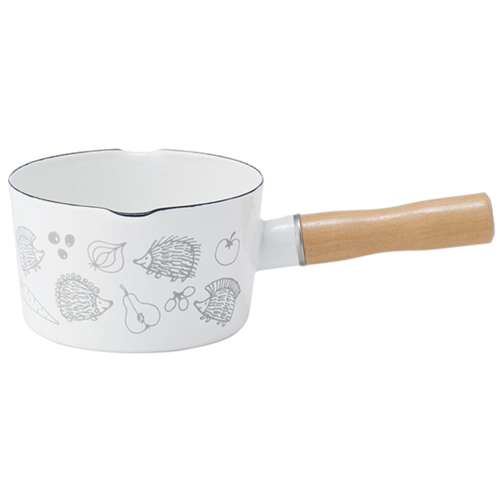 BACKYARD FAMILY「skater スケーター ミルクパン ホーロー キャラクター 通販 鍋 フライパン 片手鍋 深鍋」|食器・キッチングッズ|ホワイト6