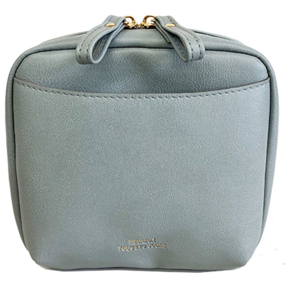 BACKYARD FAMILY「ポーチ 小物入れ 16cm 通販 メイクポーチ 化粧ポーチ コスメポーチ 小物入れ 縦型 仕切り」|ポーチ|ブルー1