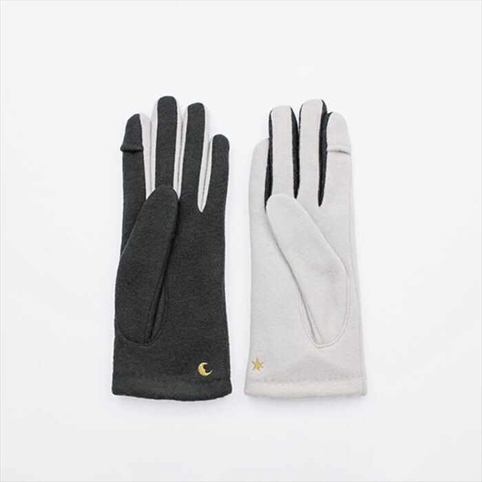 BACKYARD FAMILY「クロダ 手袋 レディース 通販 グローブ 手ぶくろ 暖かい かわいい 刺繍 スマートフォン対応」|手袋|