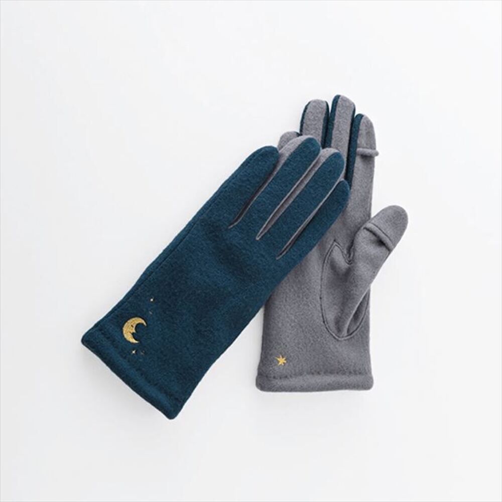 BACKYARD FAMILY「クロダ 手袋 レディース 通販 グローブ 手ぶくろ 暖かい かわいい 刺繍 スマートフォン対応」|手袋|グリーン1