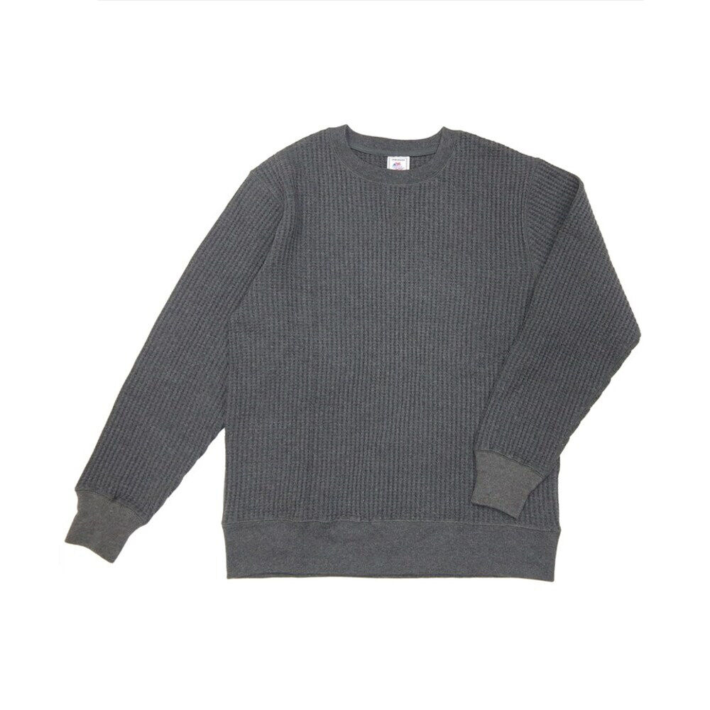 BACKYARD FAMILY「JEMORGAN サーマル JB001-52C 通販 ワッフル ロンT ビッグワッフル」|Tシャツ・カットソー|グレー2