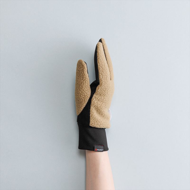 BACKYARD FAMILY「クロダ 手袋 レディース 通販 グローブ 手ぶくろ 暖かい かわいい 通勤 通学 POLARTEC」|手袋|