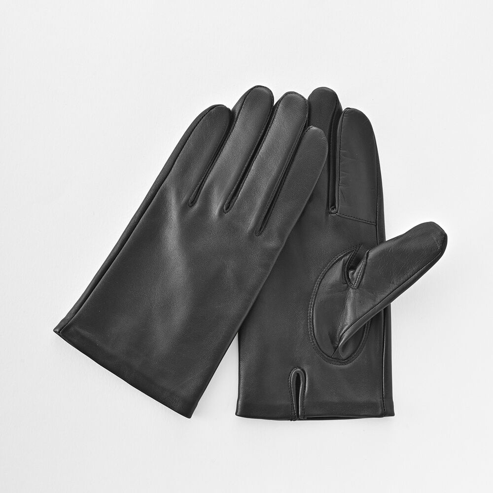 BACKYARD FAMILY「クロダ 手袋 メンズ 通販 グローブ 手ぶくろ スマートフォン対応 スマホ 対応 レザー 革」|手袋|ブラック1
