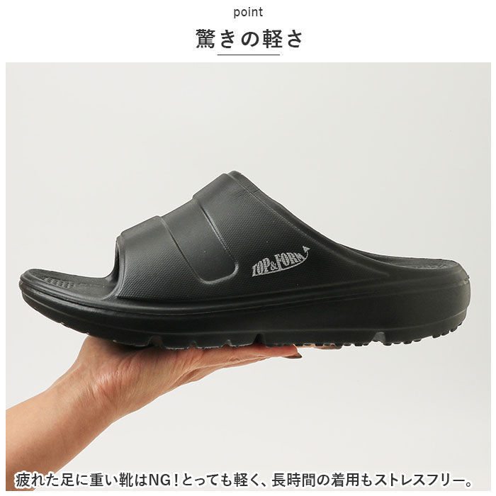 BACKYARD FAMILY「リカバリーサンダル メンズ 通販 サンダル ビーチサンダル 室内履き 疲労軽減 負担軽減」|サンダル|