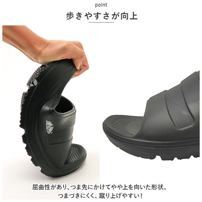 BACKYARD FAMILY「リカバリーサンダル メンズ 通販 サンダル ビーチサンダル 室内履き 疲労軽減 負担軽減」|サンダル|