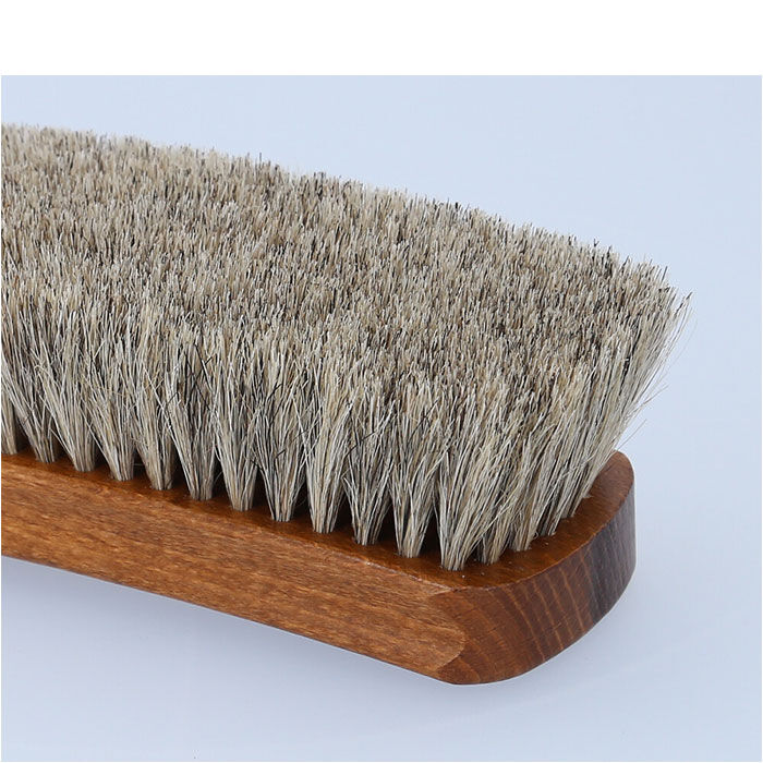 BACKYARD FAMILY「靴 ブラシ ドイツ製 楽天 デラックス ラージタイプ 馬毛ブラシ 靴ブラシ 靴用ブラシ」|シューケア|